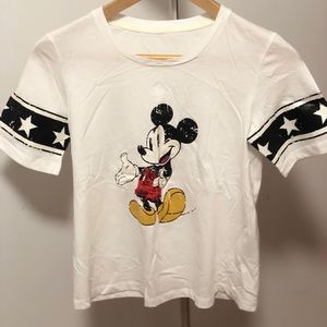 Vintage sequin Mickey Mouse t shirt
